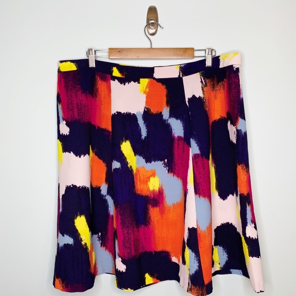 Ava & Viv Bold Multi-color Skirt - Picture 1 of 5
